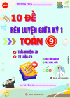 10 ĐỀ RÈN LUYỆN GK1 TOÁN 9 NEW 2025