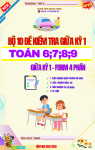 BỘ ĐỀ KIỂM TRA GK1 TOÁN 6;7;8;9 - NEW 2025-2026